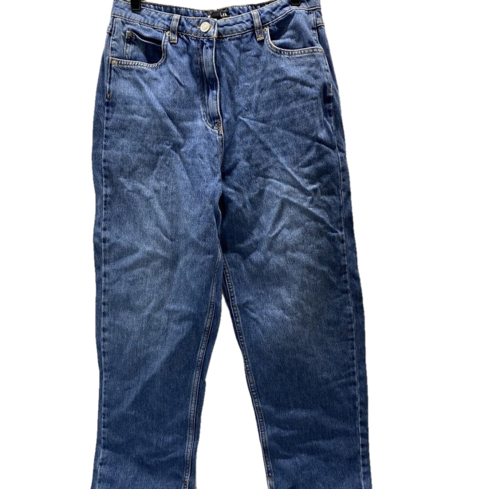 NEW WHISTLES Womens Authentic Side Split Jeans Size 28 x 30 Denim Blue